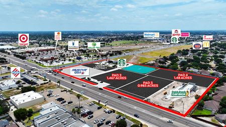 VacantLand space for Sale at Nolana & Ware Pad Sites in McAllen