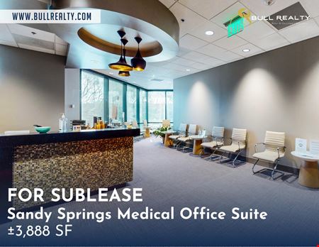 Office space for Rent at Sandy Springs Medical Office Suite | ±3,888 SF for Sublease in Atlanta