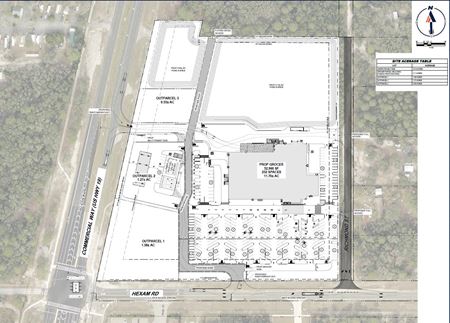 VacantLand space for Rent at NEQ US 19 and Hexam Rd.  in Spring Hill