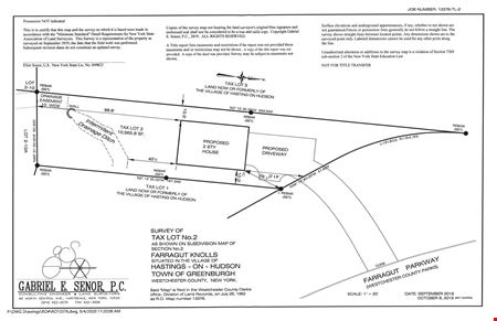 Land space for Sale at 0 Farragut in Hastings-on-Hudson