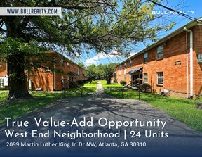 True Value-Add Opportunity | West End Neighborhood | 24 Units
