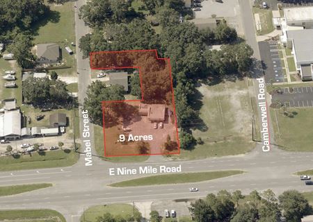 VacantLand space for Sale at .9 Acre vacant land on E Nine Mile Road zoned COM in Pensacola