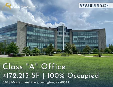 Office space for Sale at Class "A" Office | ±172,215 SF | 100% Occupied in Lexington