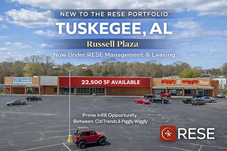 Retail space for Rent at Russell Plaza Shopping Center in Tuskegee