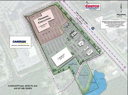 VacantLand space for Rent at Prime Commercial Land Available in Columbia, SC in Columbia