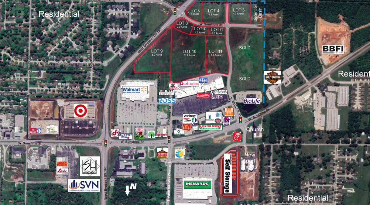 Retail Lots at Springfield Plaza