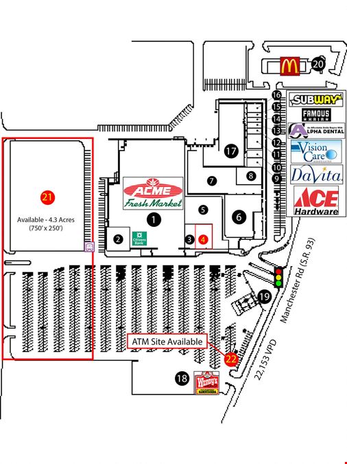 Portage Lakes Plaza Land