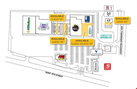 Retail space for Rent at Town & Country in Mansfield