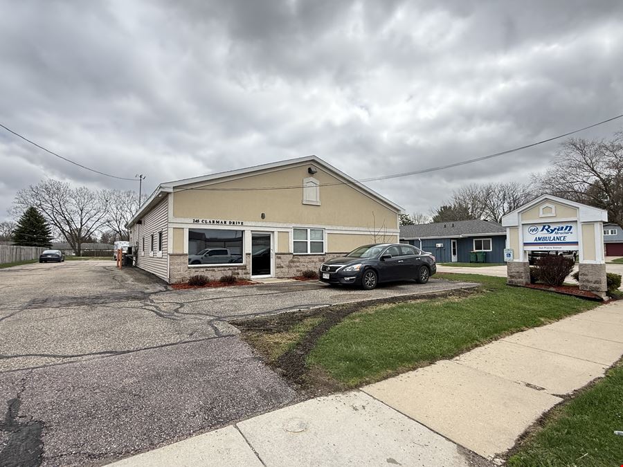 Fully leased income property: 245 Clarmar Dr. Sun Prairie