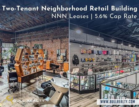 Retail space for Sale at Two-Tenant Neighborhood Retail Building | NNN Leases | 5.6% Cap Rate in Atlanta