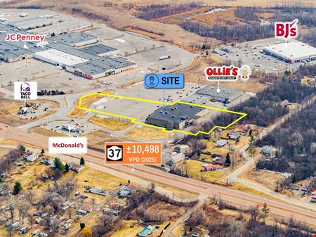 Retail space for Sale at $1 Auction – Former Hannaford Supermarket Box | BJ’s and Ollie’s Anchored | 56,646 SF in Massena