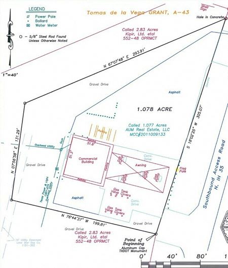 VacantLand space for Rent at 1520 N IH 35 Ground Lease in Waco