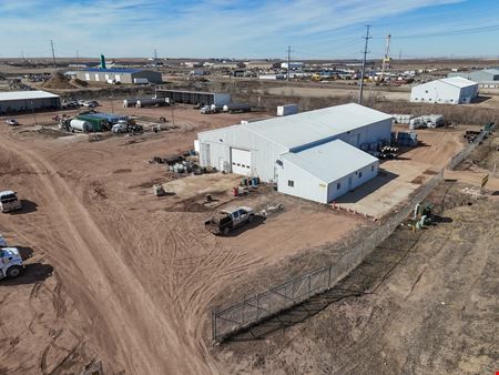 ±7,500 SF Shop | Fenced and Stabilized Yard
