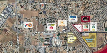 VacantLand space for Rent at NEQ Bundy Canyon Rd. & 215 Fwy. in Wildomar