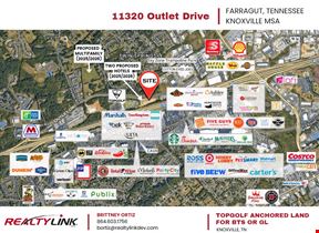 Retail/Restaurant Land Available Near Knoxville's Topgolf!