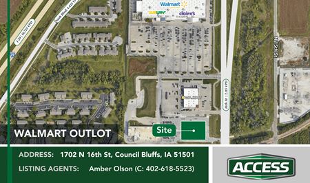 VacantLand space for Rent at Walmart Oulot in Council Bluffs