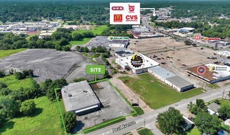Commercial space at 1 AC Commercial Lot with 15,454 SF Multi-Use Service Building in Lufkin