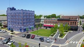 Ideal central location in Shelbyville on the main Public Square in the center of town.