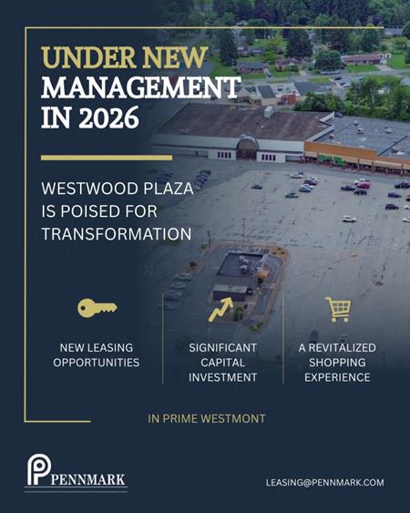 Retail space for Rent at Westwood Plaza in Johnstown