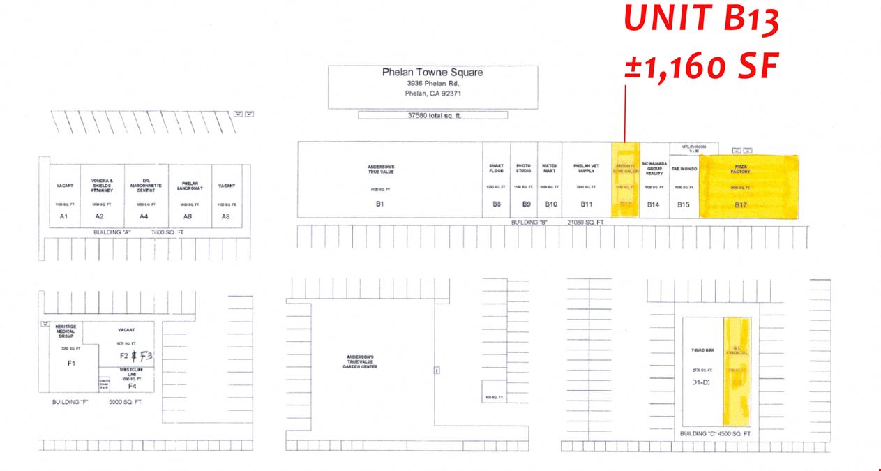 Phelan Towne Square Unit B13