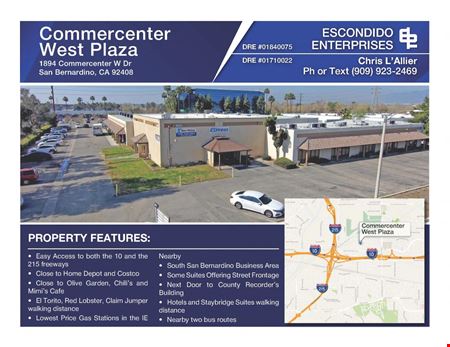Industrial space for Rent at 1894 Commercenter W in San Bernardino