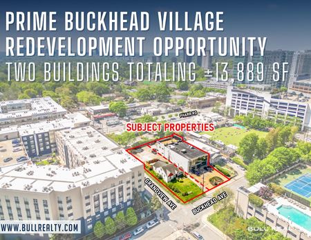 Retail space for Sale at Prime Buckhead Village Redevelopment Opportunity | Two Buildings Totaling ±13,889 SF in Atlanta