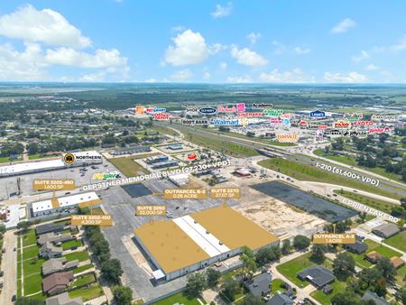 Retail space for Rent at Oak Park Shopping Center: Highly-Visible Retail Suites for Lease in Lake Charles