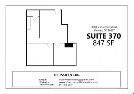 Office space for Rent at 847 SF Suite 370 Professional & Medical Office Space in Denver