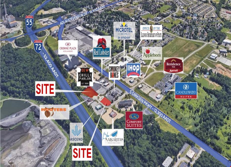 Hospitality Park Outlot with Interstate Visibility Available For Lease