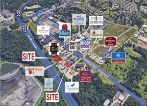 Hospitality Park Outlot with Interstate Visibility Available For Lease
