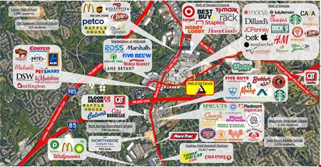 Land space for Rent at Mall of Georgia Pad in Buford