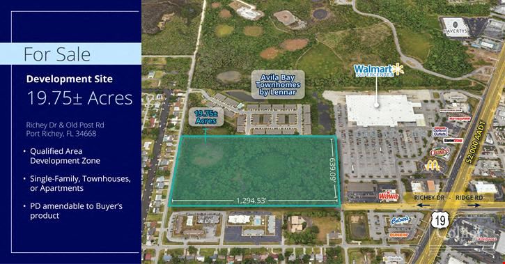 19.75± Acre Development Site | Port Richey, FL
