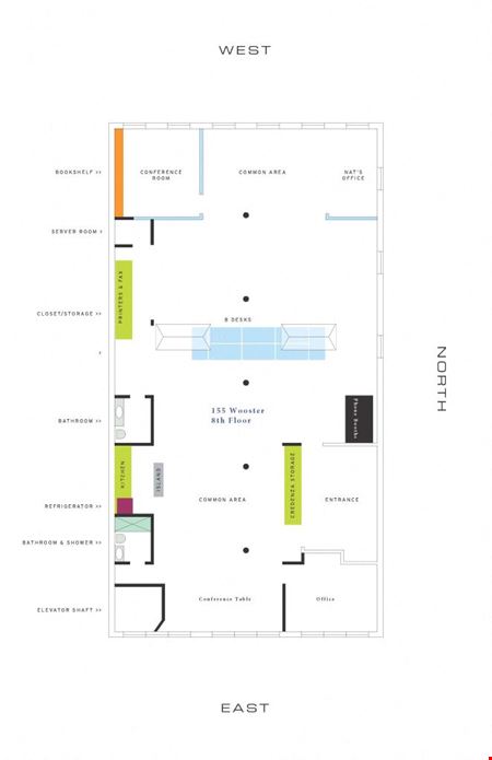 Commercial space at 155 Wooster St in New York