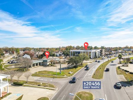 Office space for Sale at Income Producing Class A Office Building and Adjacent Bank in Baton Rouge