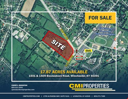 VacantLand space for Sale at 1509 Boonesboro Road in Winchester