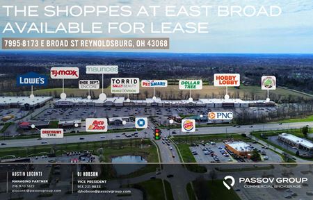 Retail space for Rent at The Shoppes at East Broad in Reynoldsburg