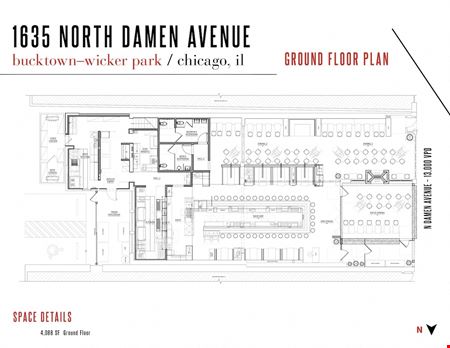 Retail space for Sale at 1635 North Damen Avenue in Chicago