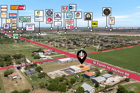 1,250 SF Retail Spaces | Elsa TX
