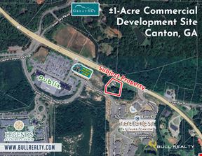 ±1-Acre Commercial Development Site | Canton, GA