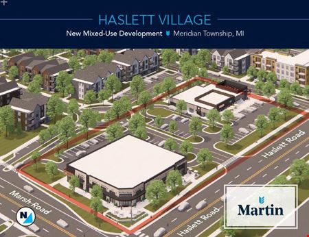 Retail space for Rent at Haslett Village in Haslett
