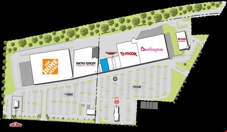 Unassigned space for Rent at Woodlawn Marketplace in Charlotte
