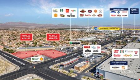 Retail space for Rent at Exceptional Craig Road Pad – For Sale or Ground Lease in North Las Vegas