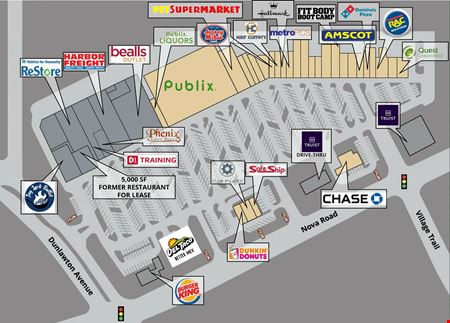 Former Restaurant For Lease in Publix-Anchored Center