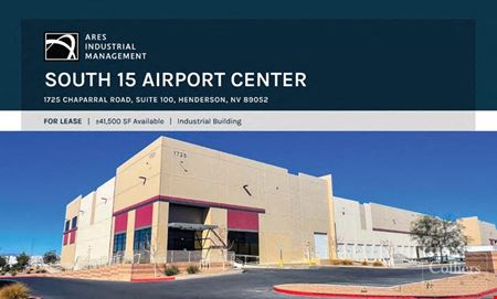 Industrial space for Rent at South 15 Airport Center in Henderson