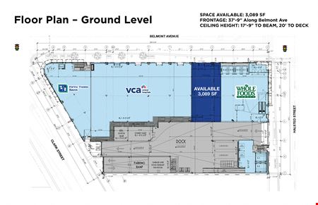 Retail space for Rent at Lakeview Connection in Chicago