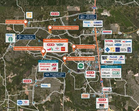 Retail space for Rent at Indian Springs Center in The Woodlands