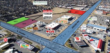 VacantLand space for Sale at SW Corner of Hillside Rd. and S. Coulter in Amarillo