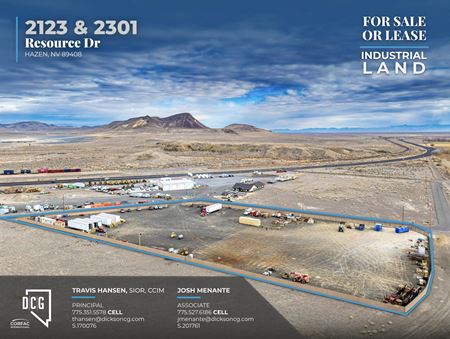 VacantLand space for Sale at 2123 & 2301 Resource Dr in Hazen