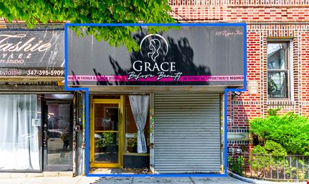 Retail space for Rent at 700 SF | 338 Rogers Avenue | Renovated Vanilla Box Space for Lease in Brooklyn