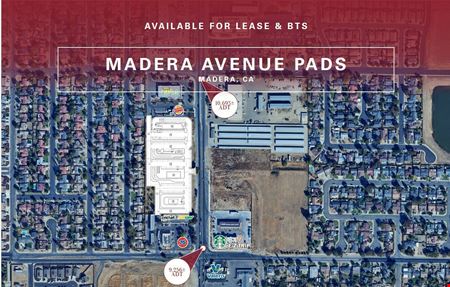 VacantLand space for Rent at SWC Madera Avenue & Gary Lane in Madera